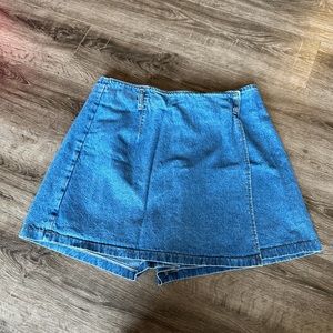 Denim Skort